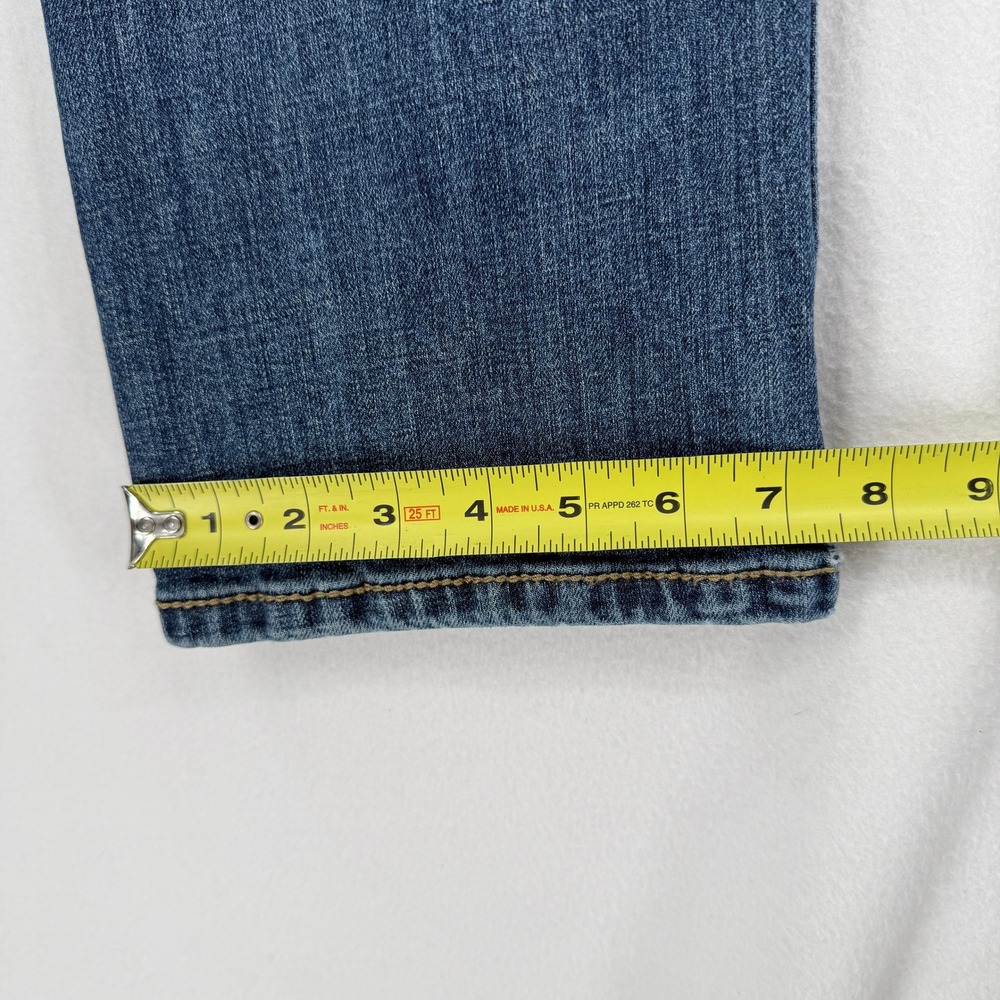 Wrangler Slim Boot Cut Jeans Mens 32x32 Blue Retro Medium Wash Denim 10WLT77LY - Picture 5 of 9